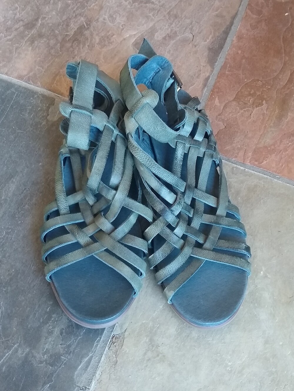 Like New ANTELOPE Rachel Gladiator Sandals EU 39 US 8-8.5 Worn 1x! - Picture 4 of 12
